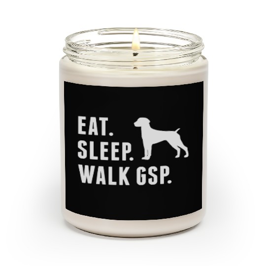 Eat Sleep Walk German Shorthaired Pointer Scented Candles