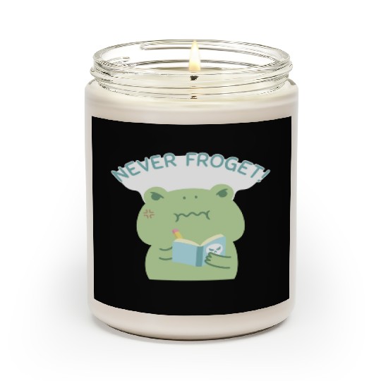 Angry Frog Never Froget Revenge Book Scented Candles