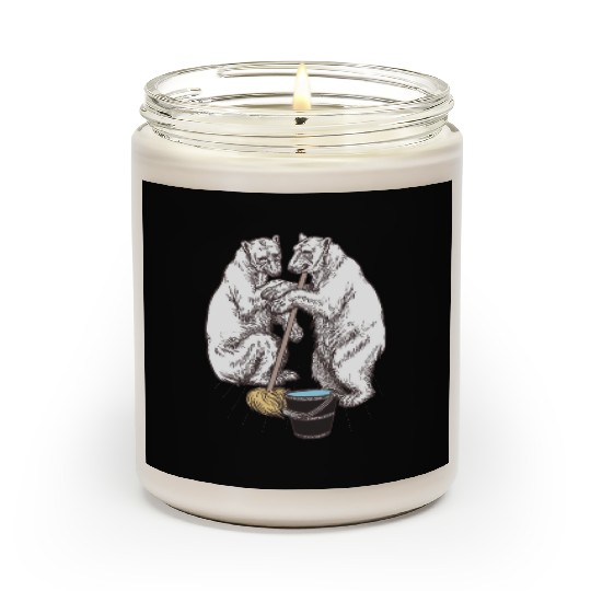 Polar bears Scented Candles