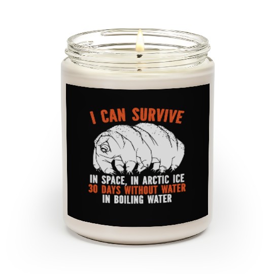 Tardigrade Science Water Bear Biology Microbiology Scented Candles