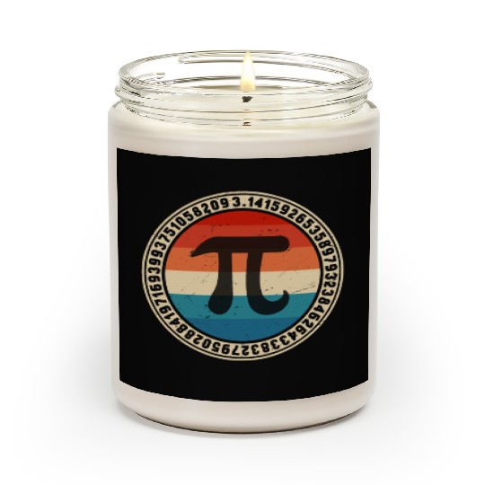 Funny Pi Day Scented Candles Math Scented Candles for Pi Day 3 14 Retro