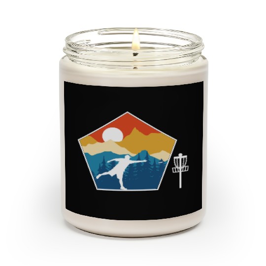 Disc Golf Disc Golfing Ultimate Frisbee Natur Scented Candles