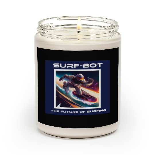 Robot Silver Surfer Scented Candles