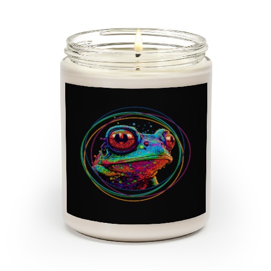 color frog Scented Candles