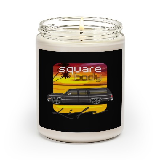 life Midnight Black Scented Candles