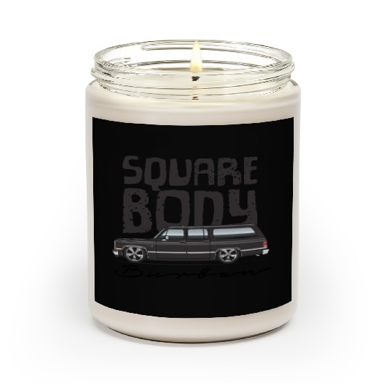 SQUARE Midnight Black Scented Candles