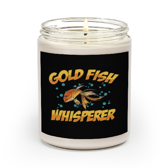 Gold Fish Whisperer Carp Japan Aquarium Goldfish Scented Candles