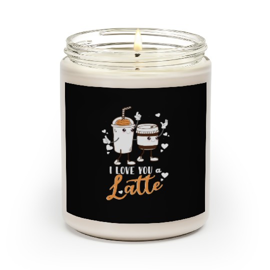 I Love You A Latte Scented Candles