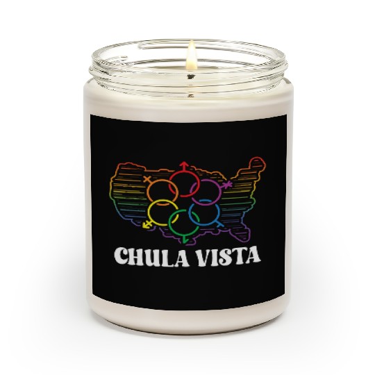 Chula Vista Pride Month Pride Flag LGBT Community Scented Candles