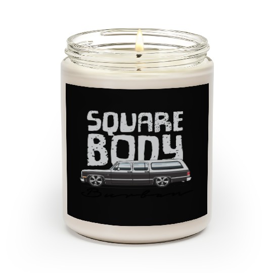 square body Frost White Scented Candles