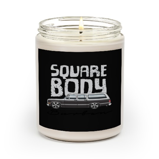 square body Frost White Scented Candles