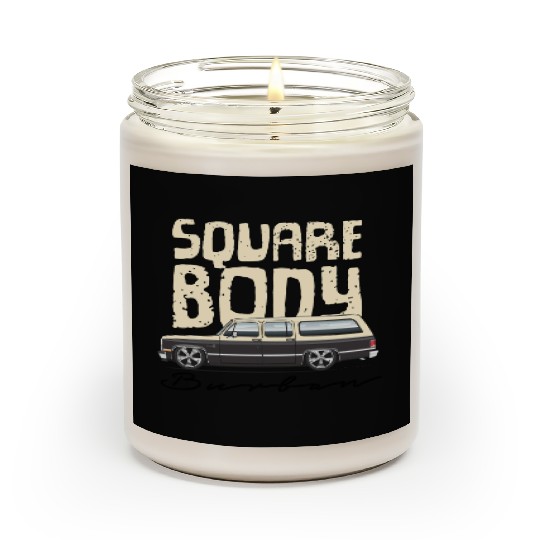 square body Santa Fe Tan Scented Candles