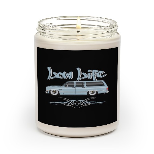 low life Light Blue Scented Candles
