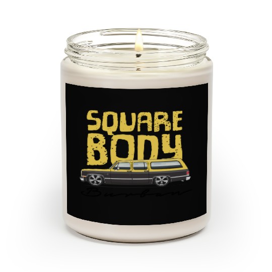 square body Colonial yellow Scented Candles