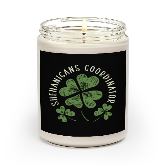 Shenanigans Coordinator Funny St Patricks Day Scented Candles
