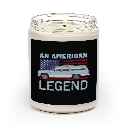 legend Light Blue Scented Candles