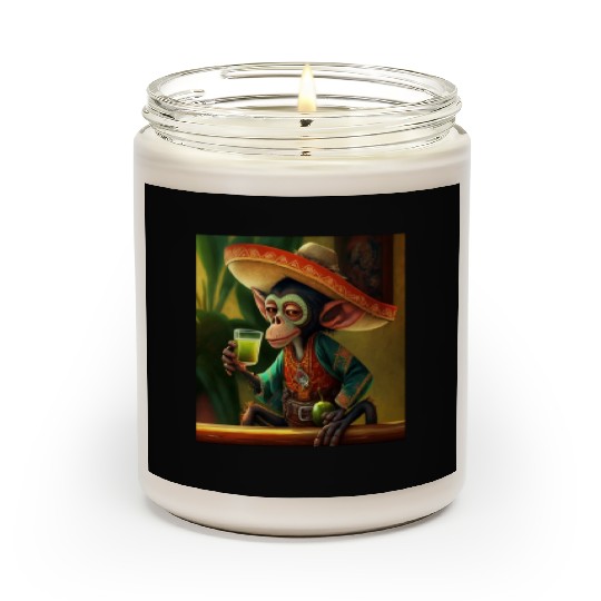 Spider Monkey Animal Lovers Mexican Cowboy Spider Scented Candles