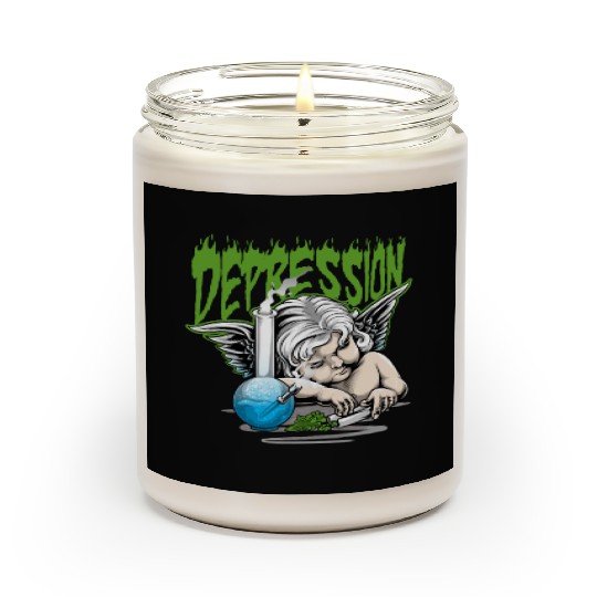 Depression Angel Scented Candles
