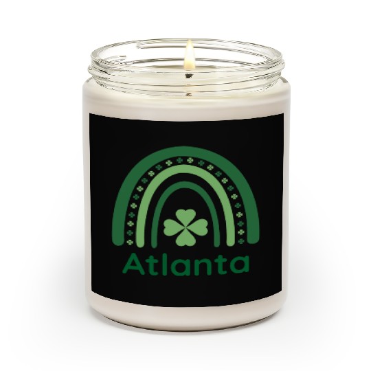 Atlanta Clover Charm Boho Rainbow Scented Candles