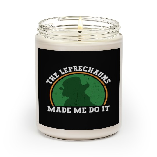 The Leprechauns Made Me Do It - St Patricks Day Scented Candles