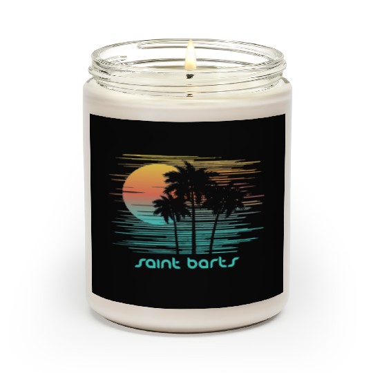 Saint Barts Stylish Souvenir Vacation Scented Candles