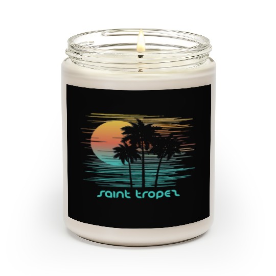 Saint Tropez Stylish Souvenir Vacation Scented Candles