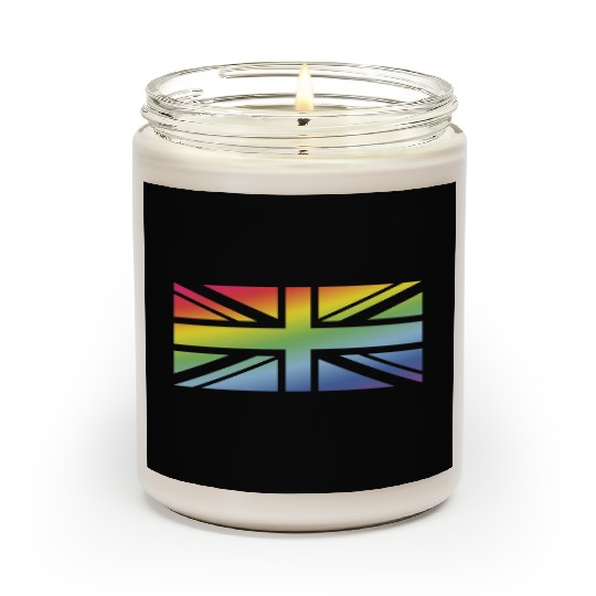 Union Jack / Rainbow Flag (Great Britain / UK) Scented Candles