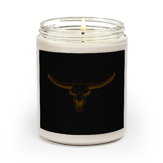 bull skull Scented Candles