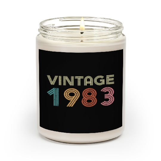 40th Birthday - Vintage 1983 Scented Candles