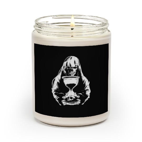 Death Grim Reaper Hourglass Heavy & Death Metal Scented Candles