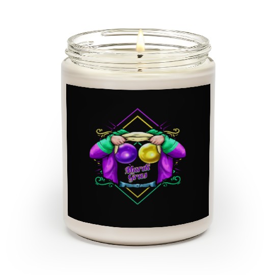 Beads Costume for Mardi Gras Scented Candles