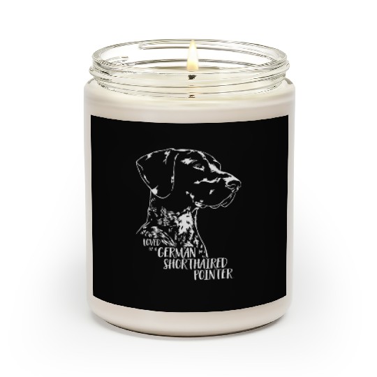 Loved by a German Shorthaired Pointer dog mom Scented Candles