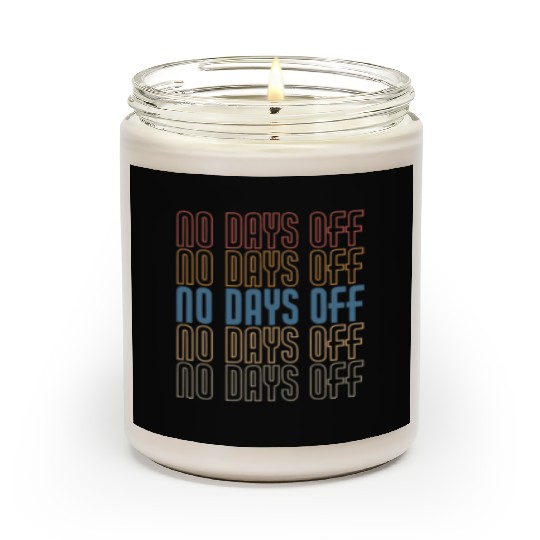 No Days Off, Bodybuilding Scented Candles