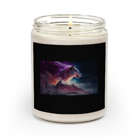 Electric Mountain, Violet Skies, and a Luminous Wo Scented Candles