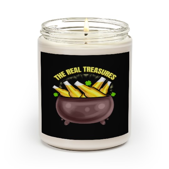 Beer Is The Real Treasure Pot Of Gold On St Scented Candles