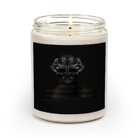 Fantasy portrait of an extraterrestrial being Scented Candles