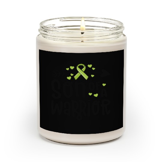 Son Of A Warrior Lymphoma Cancer Awareness Family Scented Candles