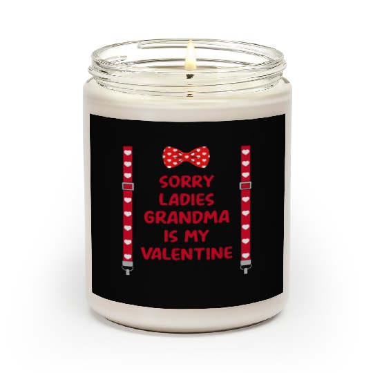 Costume Sorry Ladies Grandma Is My Valentine Scented Candles