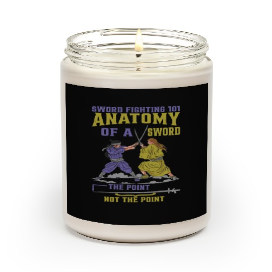 Sword Fighting 101 Anatomy Of A Sword 6 Scented Candles