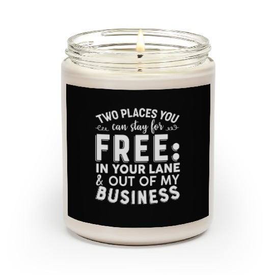 Two Places You Can Stay For Free Funny Business Scented Candles