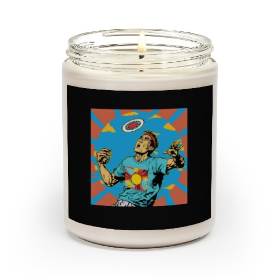 Ultimate Frisbee Retirement Appreciation Pop Art Scented Candles
