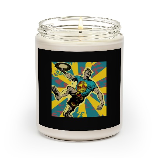 Ultimate Frisbee Retirement Appreciation Pop Art Scented Candles
