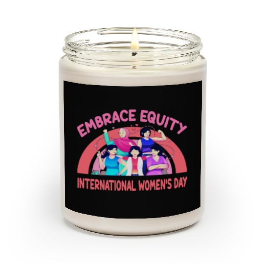 International Women's Day Embrace Equity Scented Candles