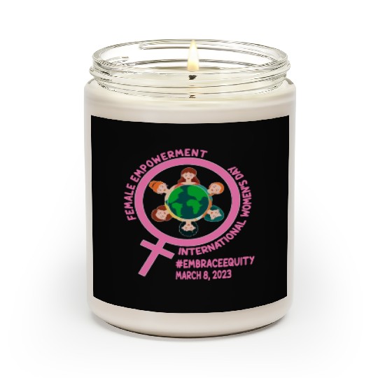 International Women's Day: Empowerment Embrace Equ Scented Candles