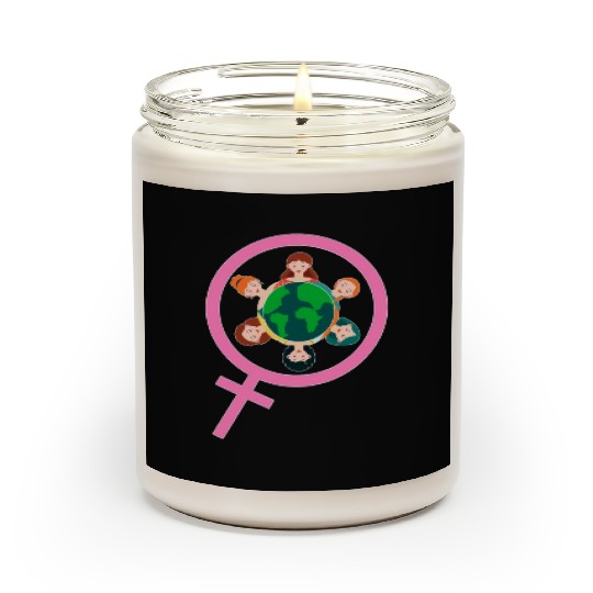 International Women's Day Embrace Equity Scented Candles