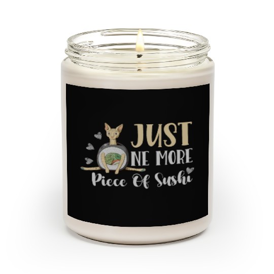 Just One More Piece Of Sushi Rolls Japanese Foodie Scented Candles