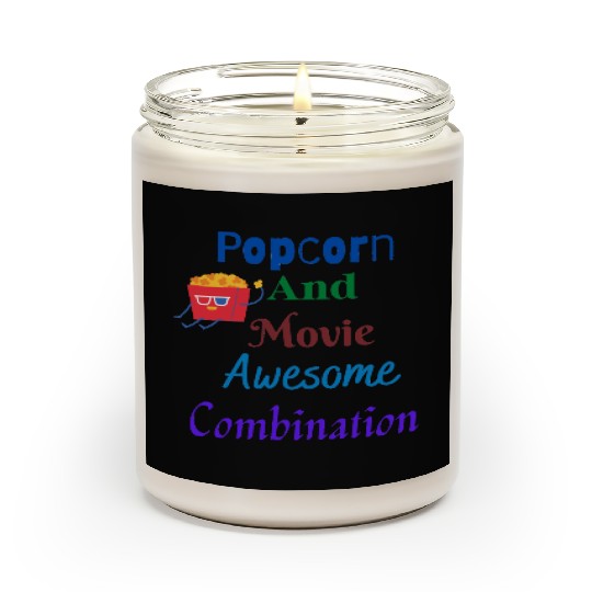 Popcorn And Movie Awesome Combination Scented Candles