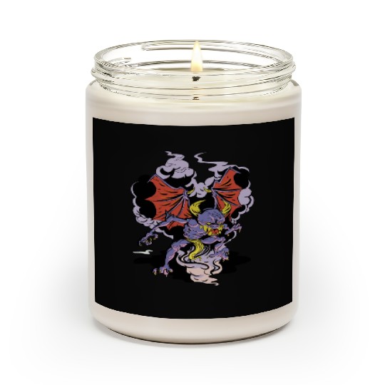 Scary devil in smoke Scary devil in smoke inspirat Scented Candles