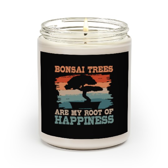 Bonsai Tree Root Of Happiness Scented Candles