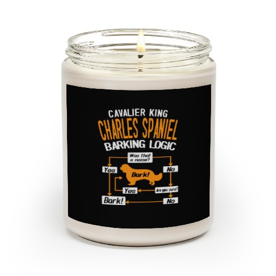 Cavalier King Charles Spaniel Barking Logic Scented Candles